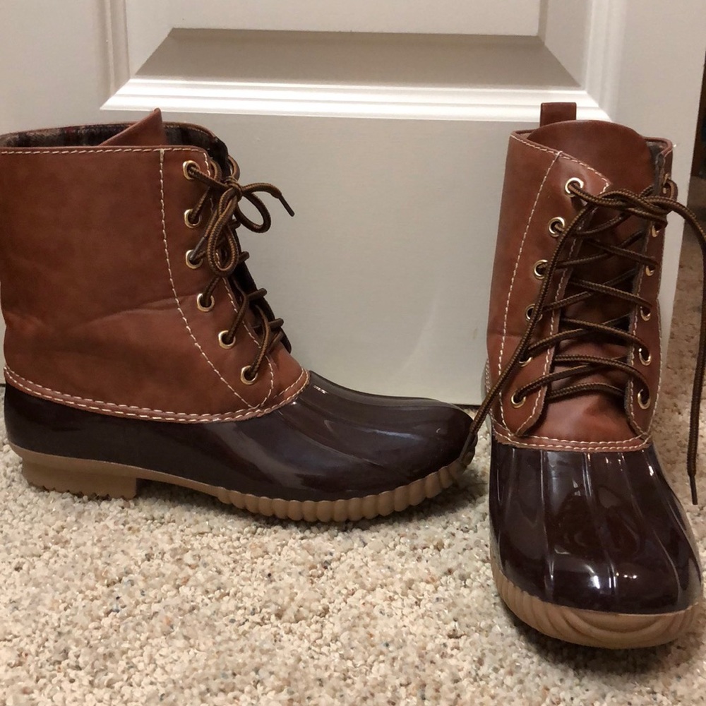 Brown Duck Boots